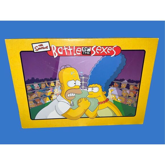 2003 The Simpsons Board Game  Battle of the Sexes Cards Women vs Men COMPLETE - Picture 1 of 4